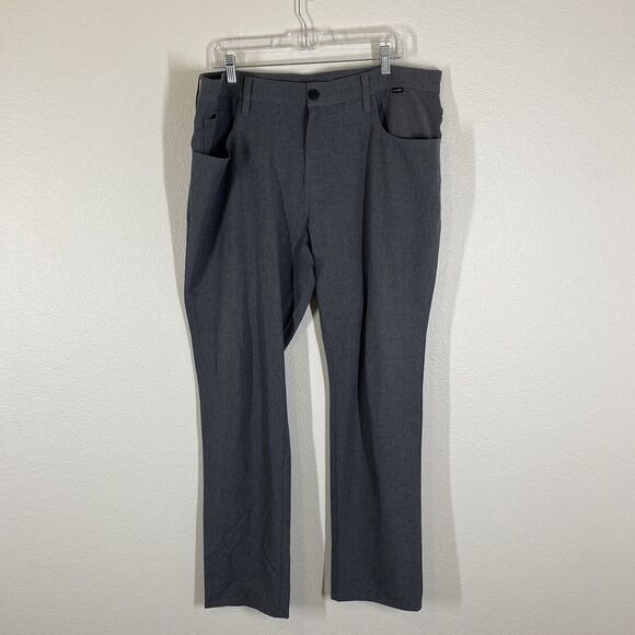 Travis Mathew Pants Mens 38x32 Gray Performance Golf Chino Pant Casual - Picture 1 of 9